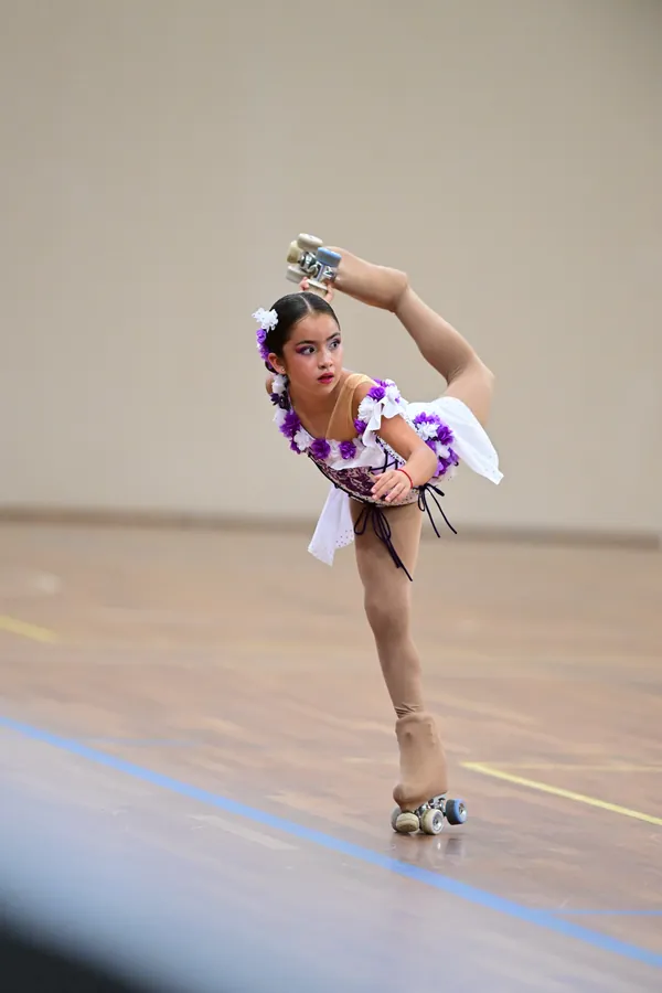 Agustina compitiendo en Brasilia 2024